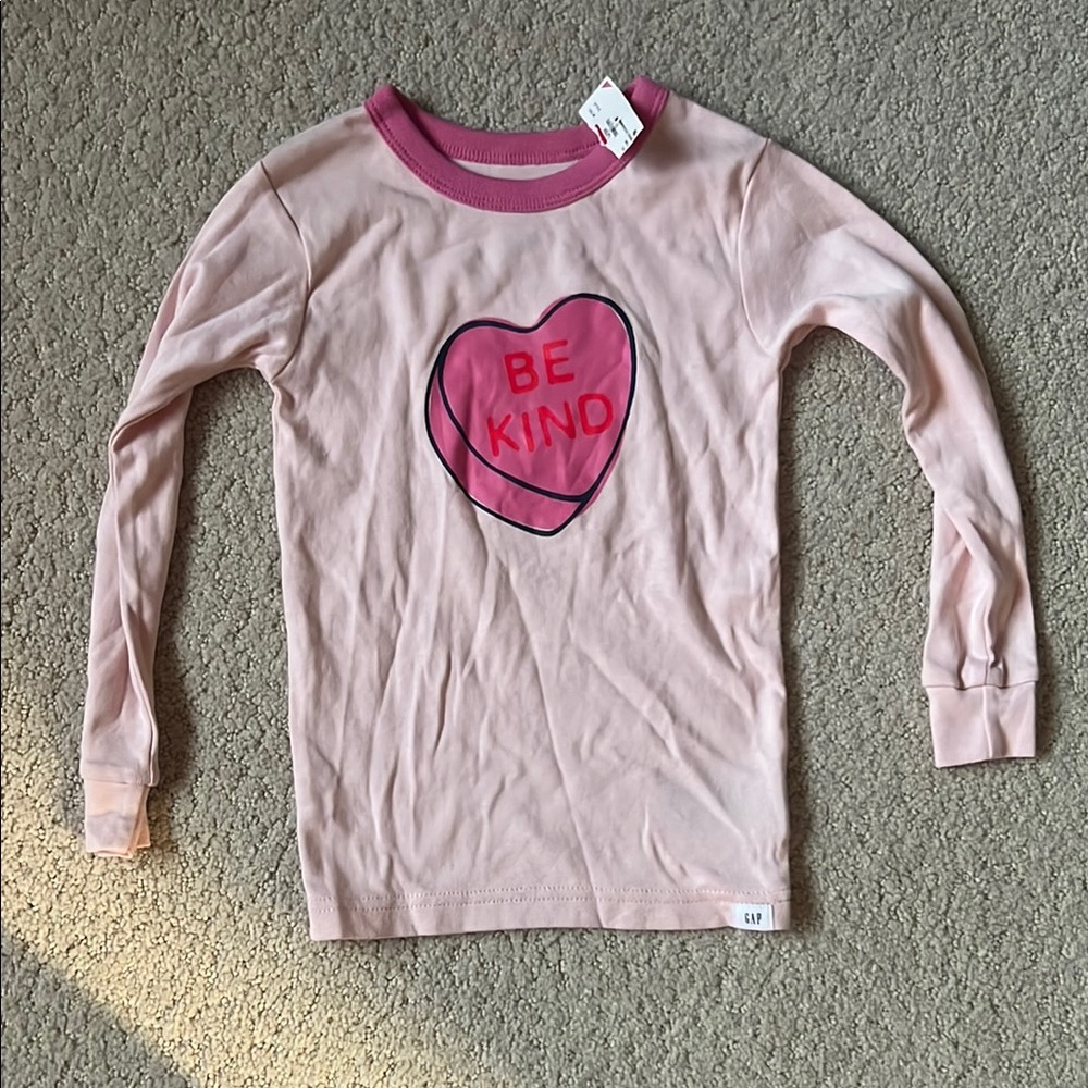 GAP Pink Long Sleeve Tees Soft Cotton Comfort
